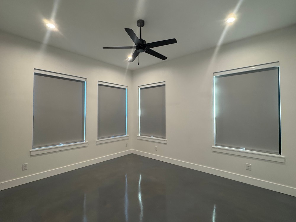 Roller shades whole house smartdrape shady ln keller tx